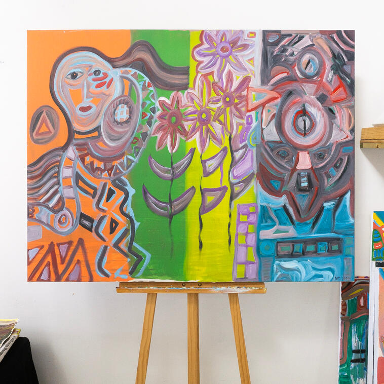 "Orange, Green, Yellow and Blue"